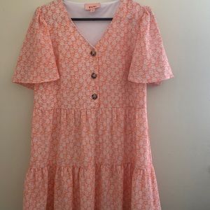 Flowy knee length dress